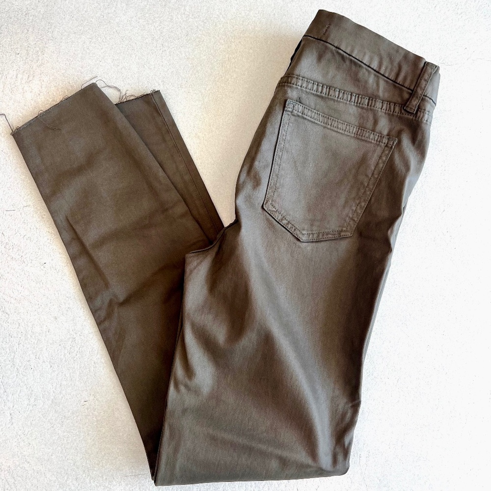 sz 29 Joes Denim The Charlie Coated High Rise Skinny Ankle Pants
